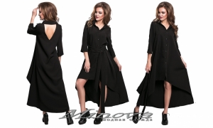 Платье №8552-черный