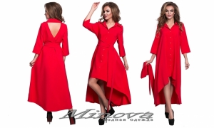 Платье №8552-красный