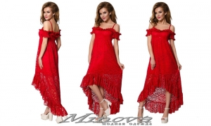 Платье №8554 (красный)
