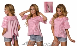 Блуза №8562 (розовый)