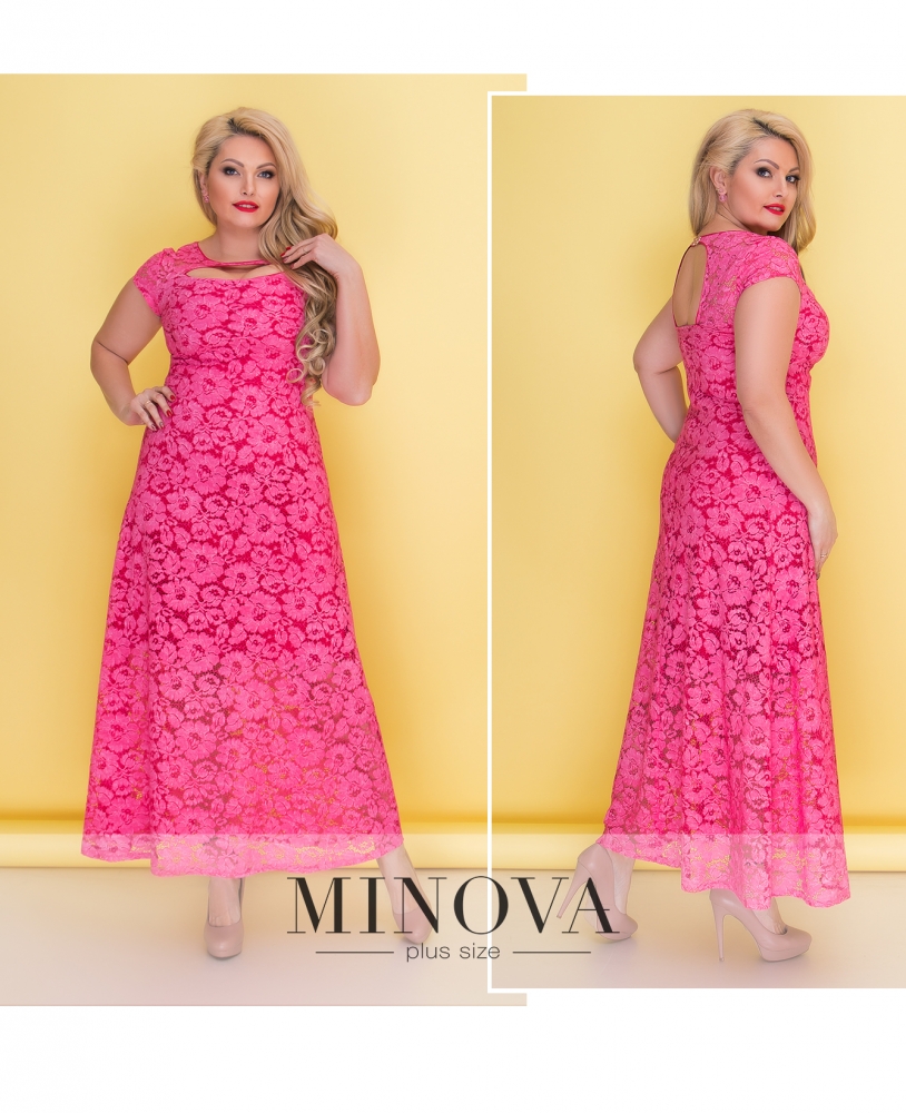 Платье №00275-розовый_minova_1