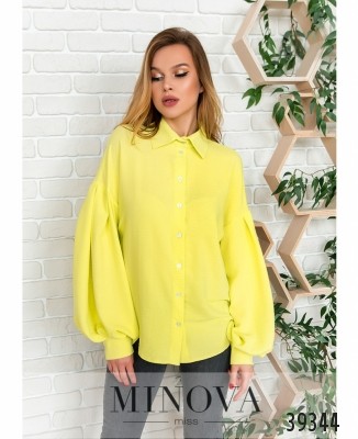 Рубашка №4117-жёлтый