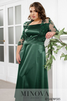 Платье №505-Зеленый