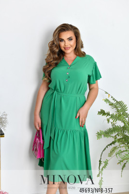 Платье №8-357-зеленый