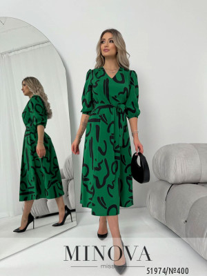Сукня №400-зелений