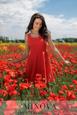 Платье №3078 (красный)