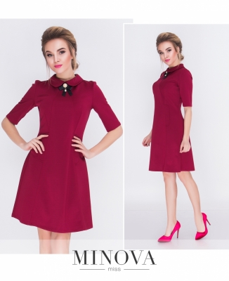 Платье №3090-бордо_minova_5