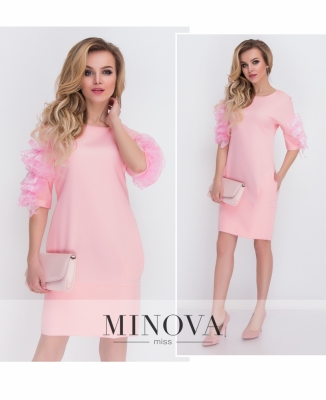 Сукня №8574-пудра_minova_5