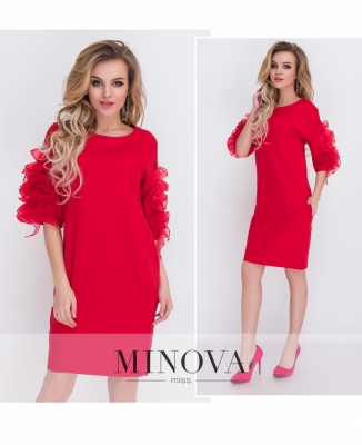 Сукня №8574-червоний_minova_5