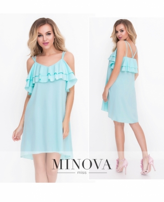 Сукня №8582-ментол_minova_5