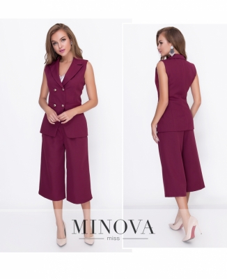 Кюлоты №8588-бордо_minova_6