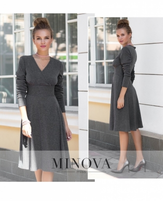 Платье №3102-темно-серый_minova_6