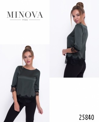 Блуза №1056-хакі_minova_6