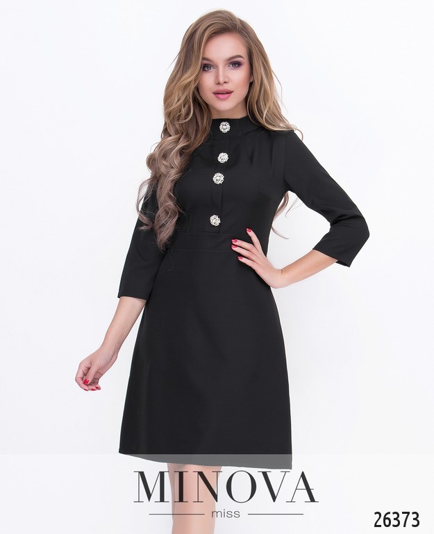 Платье №8594-черный_minova_1