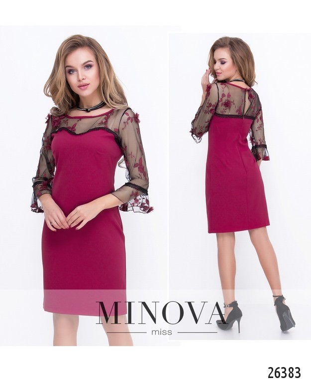 Платье №1087-марсала_minova_4