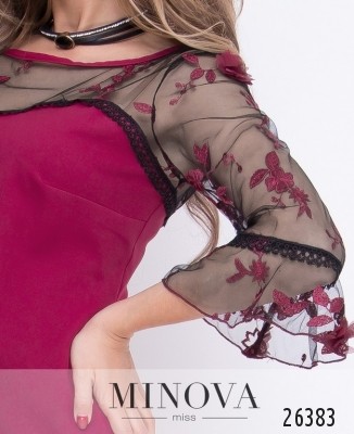 Сукня №1087-марсала_minova_6