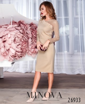 Платье №3109-1-беж_minova_5