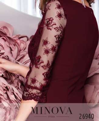 Платье №3106-1-бордо_minova_6