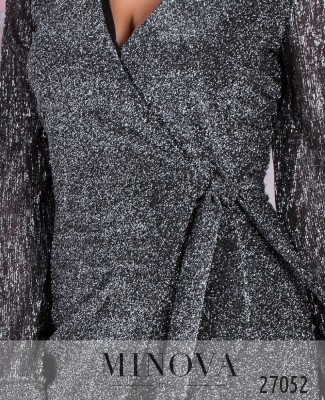 Сукня №1120-срібло_minova_6