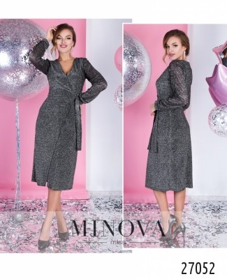 Сукня №1120-срібло_minova_7