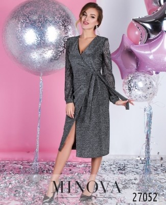 Сукня №1120-срібло_minova_5