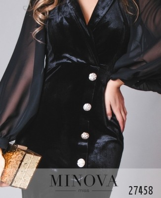 Сукня №8601-чорний_minova_6