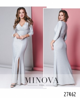 Сукня №8600-світло-сірий_minova_7