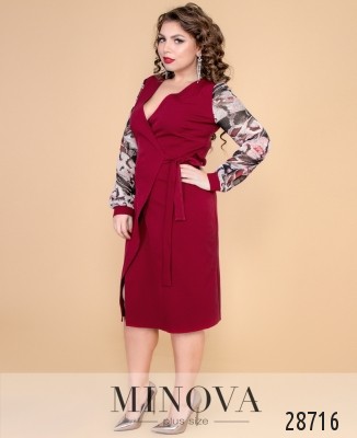 Сукня №1120б-марсала_minova_5