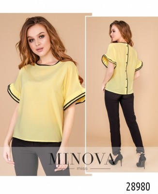 Блуза №1054-жовтий_minova_7