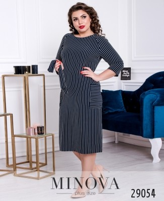 Платье №1126б-синий_minova_5