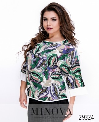 Блуза №010-молочний_minova_5