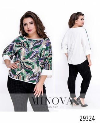 Блуза №010-молочний_minova_7