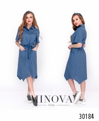 Сукня №8604-джинс_minova_7
