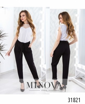Брюки №1139-чорний_minova_7