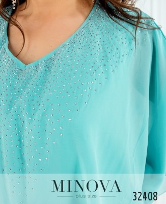 Сукня №8612-ментол_minova_6