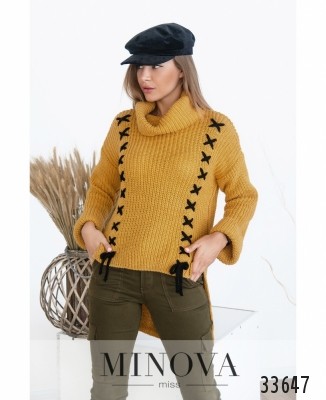 Светр №1008-гірчиця_minova_5