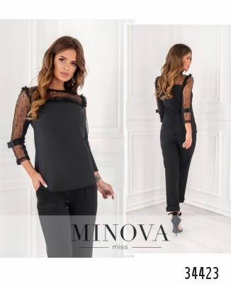Блузка №1143н-чорний_minova_7