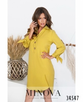 Сукня №3127Н-гірчичний_minova_5
