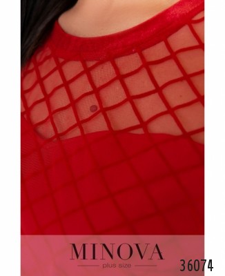 Платье №105-1-красный_minova_6