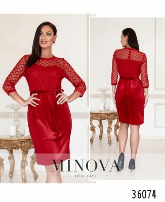 Платье №105-1-красный_minova_7