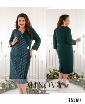 Сукня №103-1-темно-зелений_minova_7