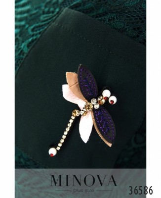 Сукня №8619-1-темно-зелений_minova_6