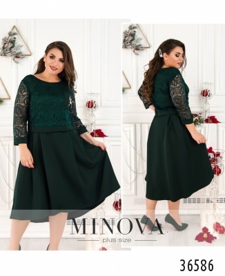 Сукня №8619-1-темно-зелений_minova_7