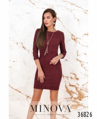 Сукня №8621-бордо_minova_5