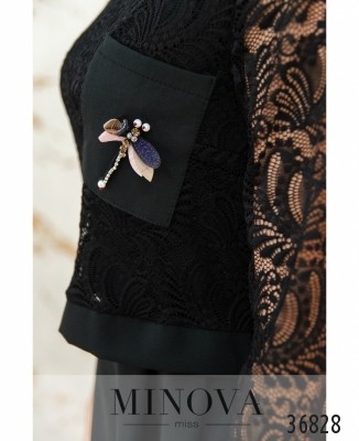 Сукня №8619-чорний_minova_6