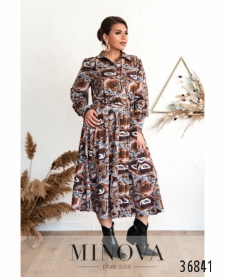 Платье №3133-В-коричневый_minova_5