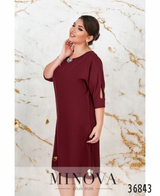 Платье №3132-В-бордо_minova_5