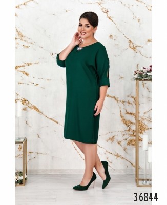 Платье №3132-В-темно-зеленый_minova_5