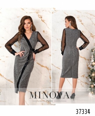 Сукня №2155-срібло_minova_7