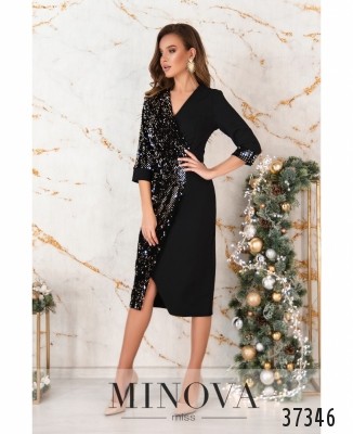 Сукня №1152Н-золото_minova_5